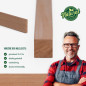 Holzleiste - Mahagoni gehobelt - 8x25x1000mm