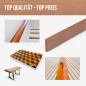 Holzleiste - Mahagoni gehobelt - 10x25x1000mm