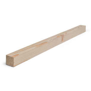 Wood strip - Larch planed - 20x20x1000mm