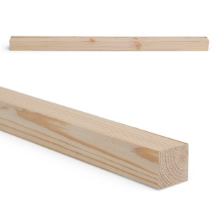 Wood strip - Larch planed - 23x23x1000mm