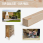 Wood strip - Larch planed - 23x23x1000mm