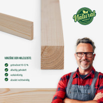 Wood strip - Larch planed - 20x50x1000mm