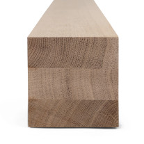 Glued laminated timber - oak made to measure - 100x100mm
