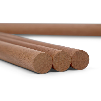 Round rod - Mahogany planed - ⌀30x1000mm