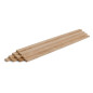 10-piece set of wooden strips - planed oak - 8x25x500mm 10-piece set of wooden strips - planed oak - 8x25x500mm