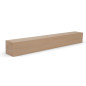 Leimholz - Buche nach Maß - 80x80mm