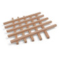 10er-Set Holzleiste - Buche gehobelt - 25x25x500mm