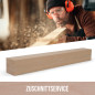 Leimholz - Buche nach Maß - 80x80mm