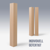 Leimholz - Buche nach Maß - 100x100mm