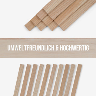 10er-Set Holzleiste - Esche gehobelt - 8x25x500mm