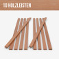10er-Set Holzleiste - Mahagoni gehobelt - 8x20x500mm