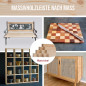 10-piece set of wooden strips - planed larch - 25x25x500mm 10-piece set of wooden strips - planed larch - 25x25x500mm