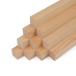 10er-Set Holzleiste - Lärche gehobelt - 40x40x500mm