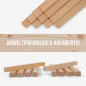 10er-Set Holzleiste - Lärche gehobelt - 40x40x500mm