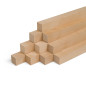 10er-Set Holzleiste - Birke gehobelt - 30x30x500mm