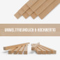 10er-Set Holzleiste - Birke gehobelt - 30x30x500mm