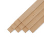 10-piece set of wooden strips - planed birch - 8x20x500mm