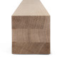 Leimholz - Eiche nach Mass - 80 x 80 x 350 - 1000mm