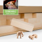 Carving wood from Swiss pine Carving wood from Swiss pine