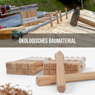 Holznägel - Lärche gefast - L 240mm