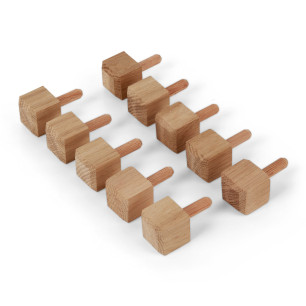 Ziernägel - Eiche gefast - 20x20x20 mm
