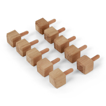 Ziernägel - Eiche gefast - 20x20x20 mm