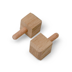 Ziernägel - Eiche gefast - 25x25x25mm