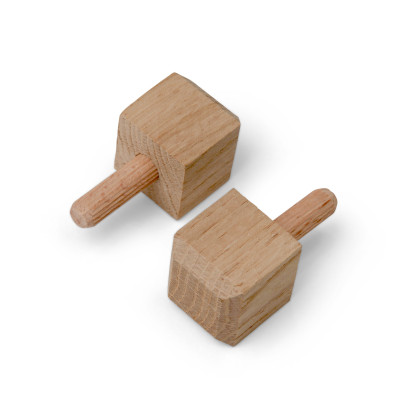 Ziernägel - Eiche gefast - 25x25x25mm