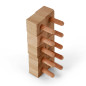 Ziernägel - Eiche gefast - 25x25x25mm