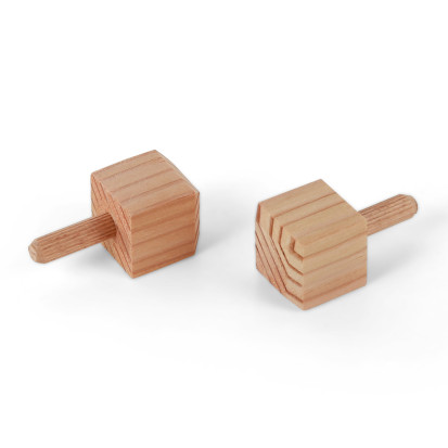 Ziernägel - Lärche gefast - 20x20x20mm