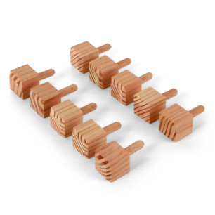 Ziernägel - Lärche gefast - 25x25x25mm