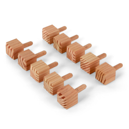 Ziernägel - Lärche gefast - 25x25x25mm