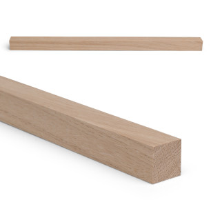 Wood strip - planed oak - 23x23x1000mm
