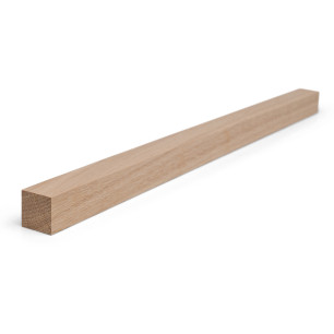 Wood strip - planed oak - 23x23x1000mm