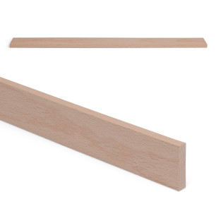 Wood strip - planed beech - 8x20x1000mm
