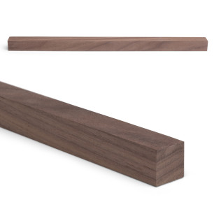 Holzleiste - Nussbaum gehobelt - 23x23x1000mm