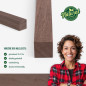 Holzleiste - Nussbaum gehobelt - 23x23x1000mm