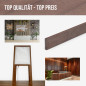 Wood strip - planed walnut - 6x25x1000mm