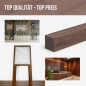 Wood strip - planed walnut - 25x25x1000mm Wood strip - planed walnut - 25x25x1000mm