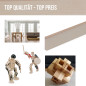 Wood strip - planed ash - 8x20x1000mm Wood strip - planed ash - 8x20x1000mm
