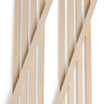 Wood strip - planed ash - 20x20x1000mm