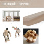 Wood strip - planed ash - 20x20x1000mm Wood strip - planed ash - 20x20x1000mm