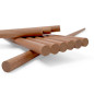 Round bar - mahogany made to measure Round bar - mahogany made to measure
