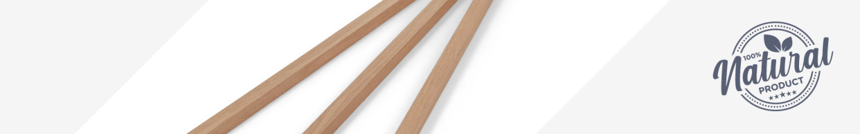 Wooden strip standard