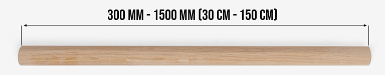 Zuschnittservice Rundstab - alle Angaben in Millimeter