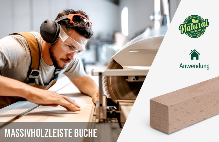 Zuschnittservice Woodsellers - Massivholzleiste Eiche