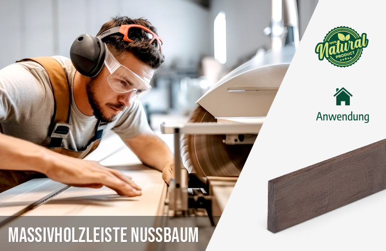 Cutting service Woodsellers - Solid wood strip walnut